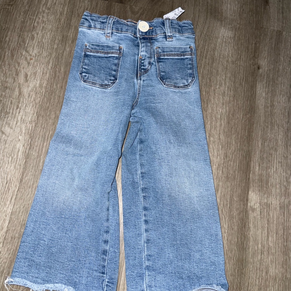 Zara Light Blue Straight Leg Women's Jeans